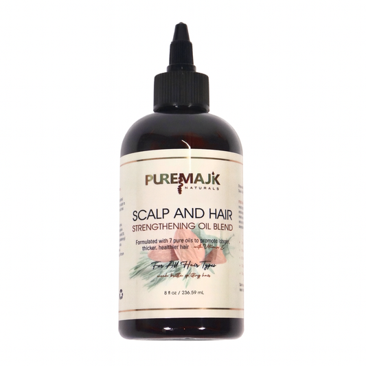 Scalp and Hair Strengthening Oil Blend 8 oz.